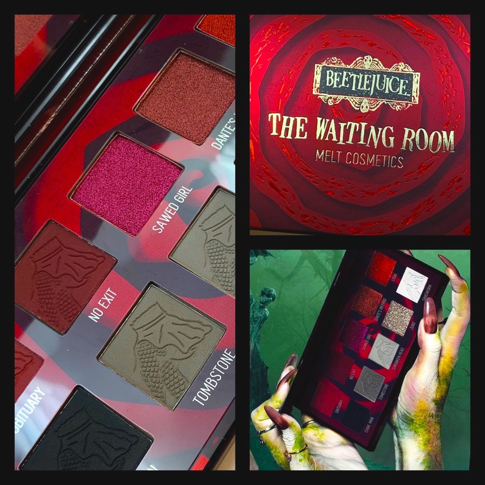 NIB MELT Beetlejuice The Waiting Room Eyeshadow palette